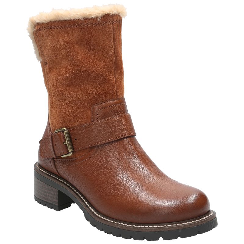 Botin Cuero Mujer Cala Hush Puppies Chile Zapatos.cl Sitio