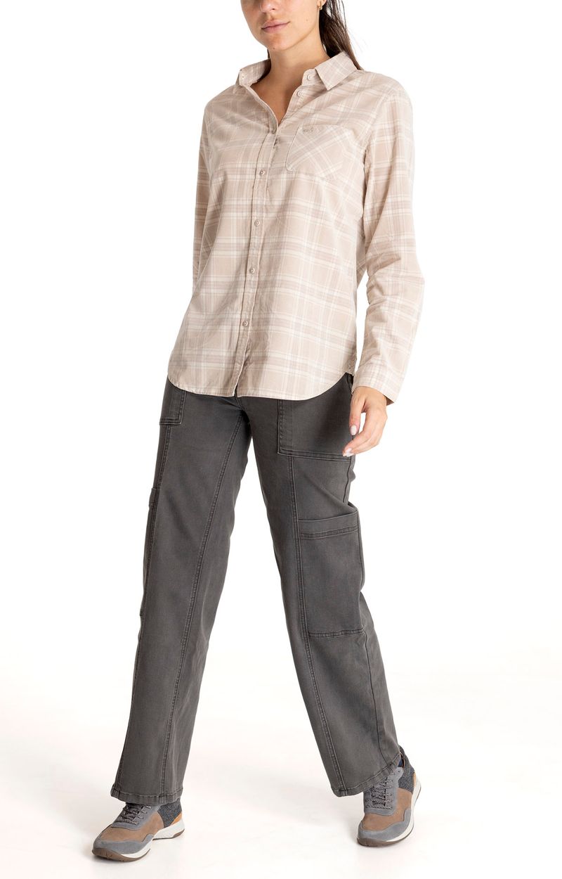 Blusa-Mujer-Lucia-Tartan-Algodon-Organico