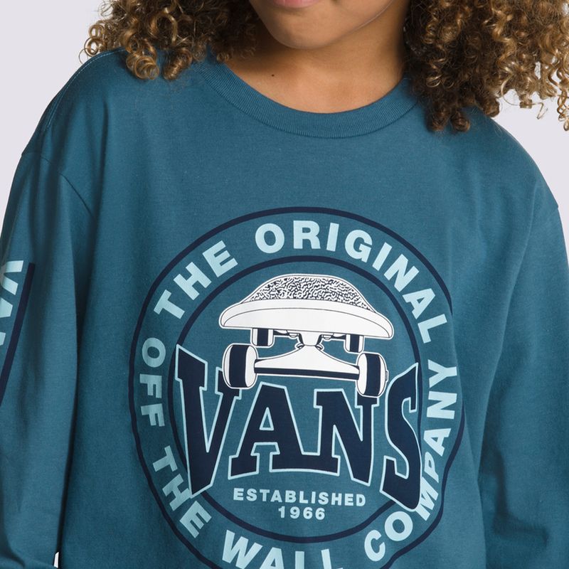 Polera-Off-The-Wall-Company-LS--8-14-Años--Vans-Teal