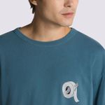 Polera-DTI-Logo-Ls-Tee-II-Vans-Teal