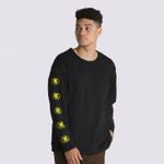 Polera-Off-The-Wall-Gradient-Logo-Loose-Ls-Tee-Black