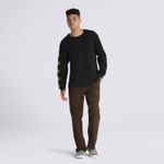 Polera Off The Wall Gradient Logo Loose Ls Tee Black