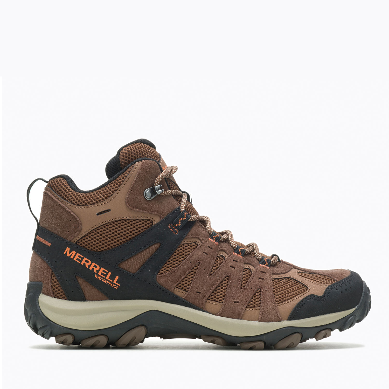 Botin Hombre Accentor 3 Mid Waterproof-Merrell Chile 
