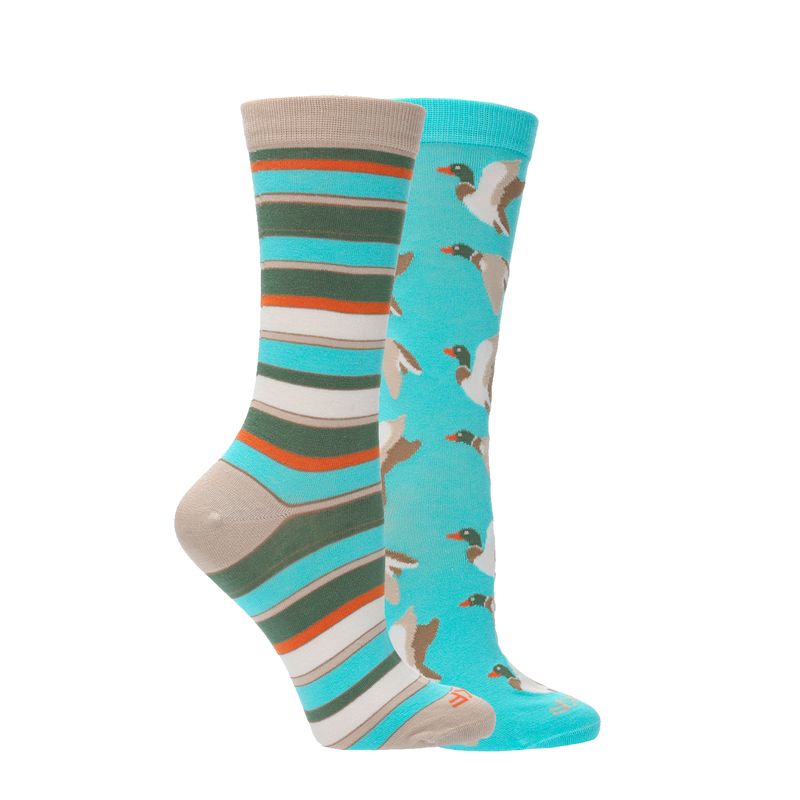 Calcetin-Bambu-Mujer-Pack-Duck-Azul-Rockford