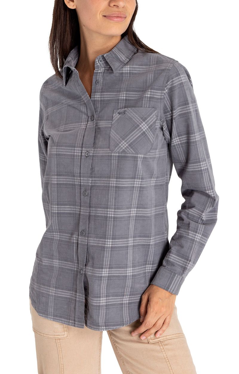 Blusa Mujer Lucía Tartán Algodón Orgánico