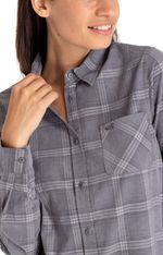 Blusa Mujer Lucía Tartán Algodón Orgánico