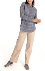 Blusa Mujer Lucía Tartán Algodón Orgánico