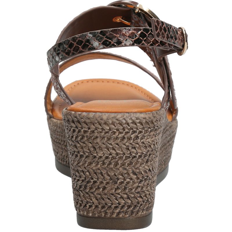 Sandalia Mujer Anne Café Oscuro