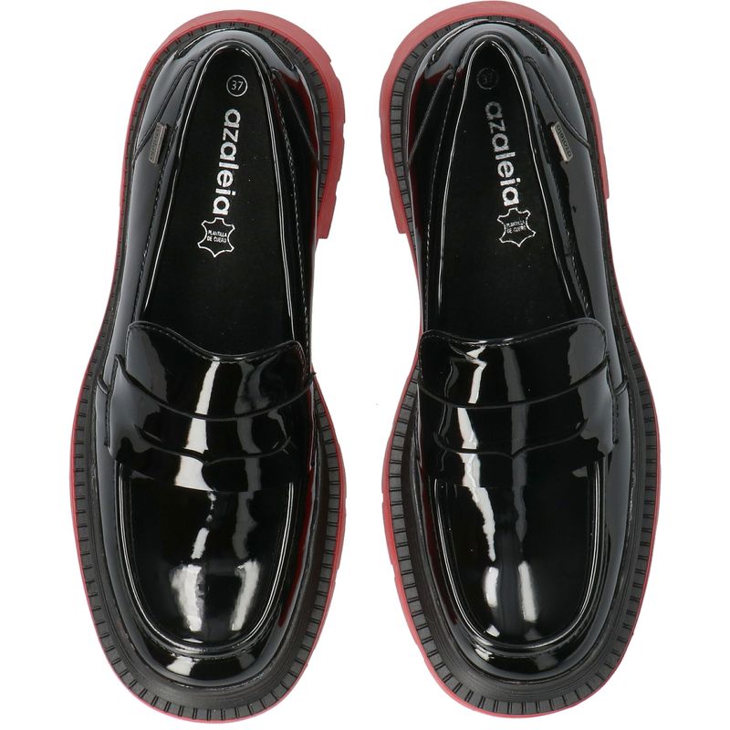 Mocasín Mujer Kat Negro Azaleia