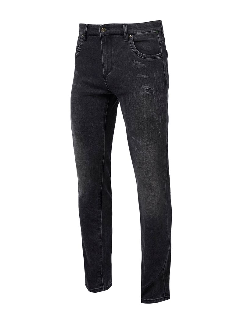 Jeans Natural Flex Hombre Bari Gris Oscuro Rockford