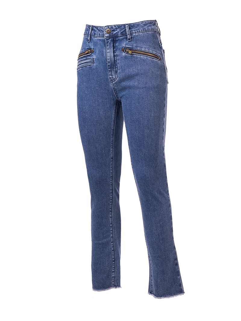 Jeans Natural Flex Mujer Leman Azul Rockford