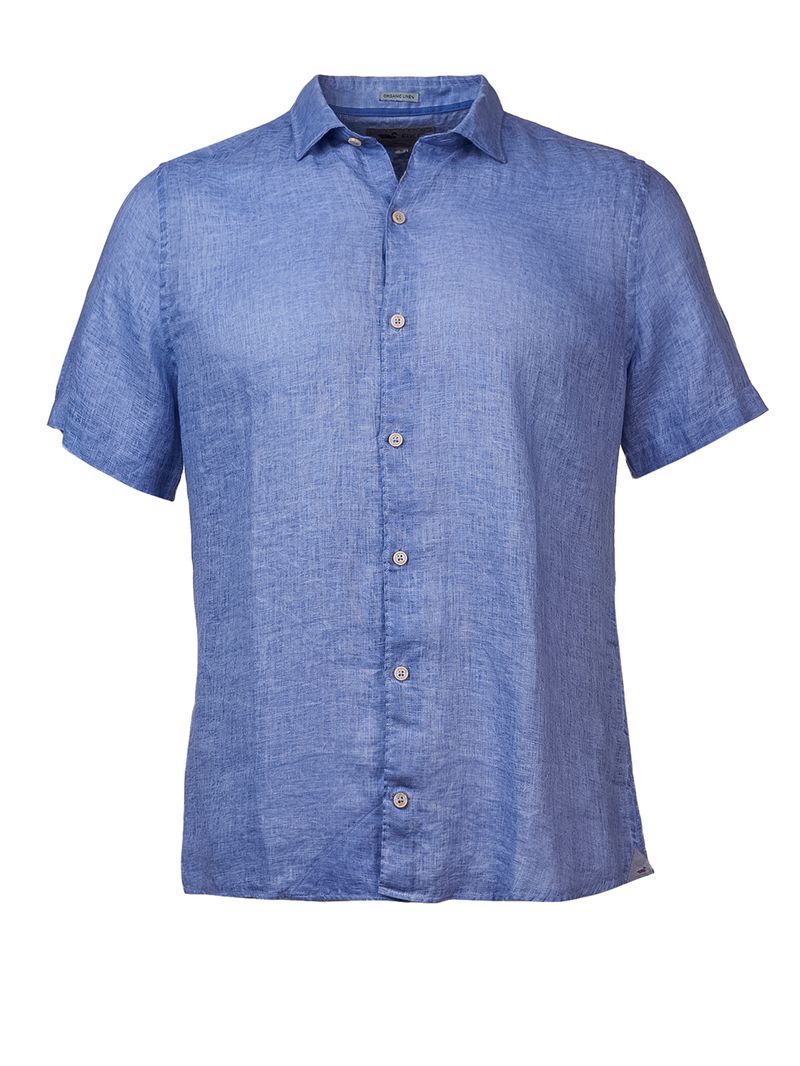 Camisa-Lino-Organico-Hombre-Linenjersey-Azul-Rockford