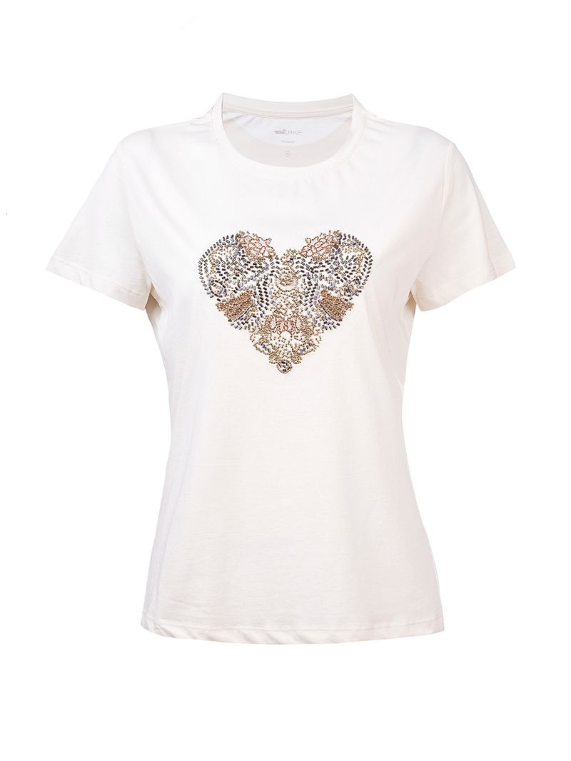 Polera Algodón Orgánico Mujer Dorset Crema Rockford