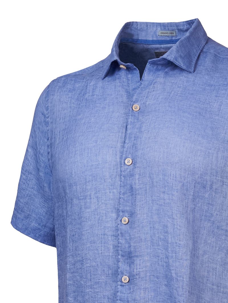 Camisa-Lino-Organico-Hombre-Linenjersey-Azul-Rockford
