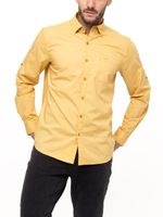 Camisa-Algodon-Organico-Hombre-Galiton-Amarillo-Rockford