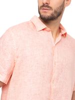 Camisa-Lino-Organico-Hombre-Linenjersey-Coral-Rockford