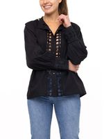 Blusa-Algodon-Organico-Mujer-Sahara-Negro-Rockford