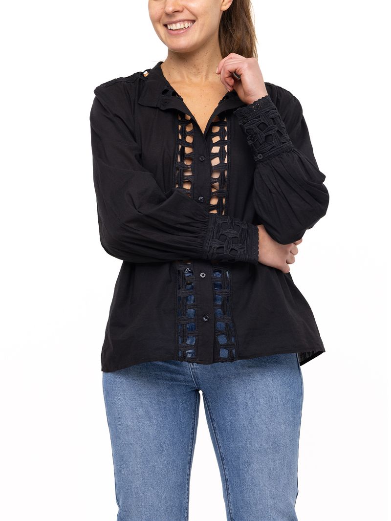 Blusa-Algodon-Organico-Mujer-Sahara-Negro-Rockford