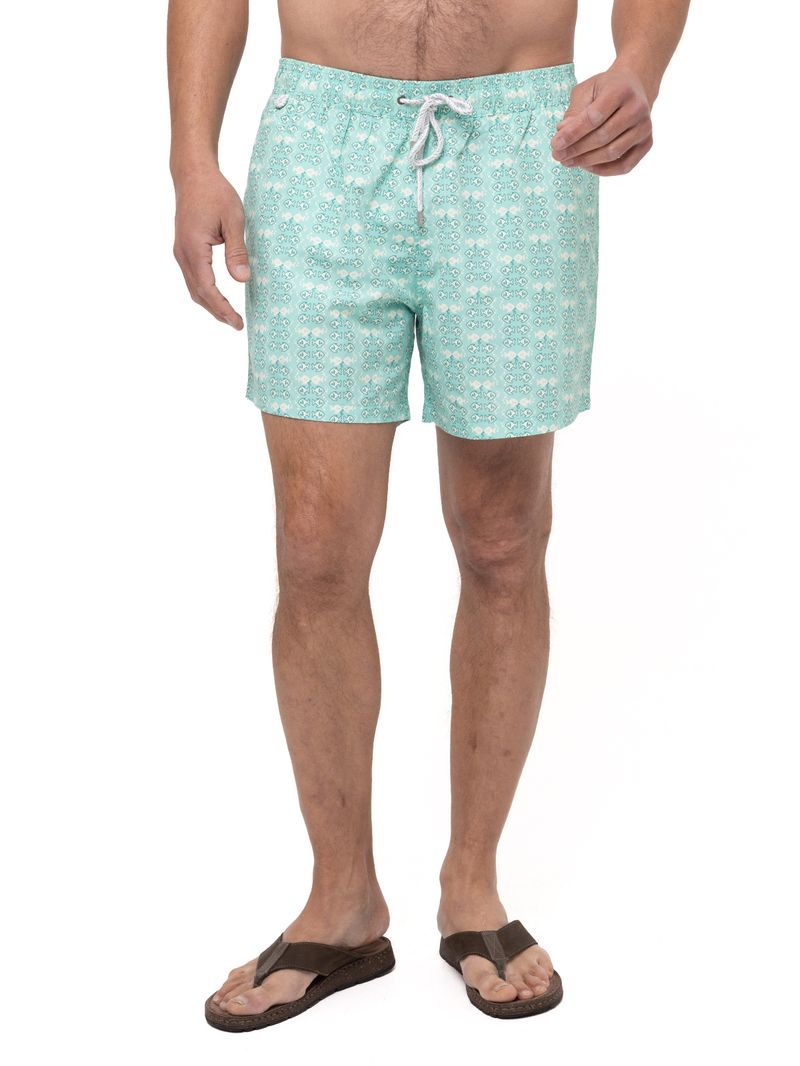 Traje De Baño Fibras Recicladas Hombre Izam Verde Claro Rockford