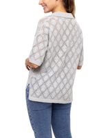 Polera-Algodon-Organico-Mujer-Caicos-Gris-Rockford
