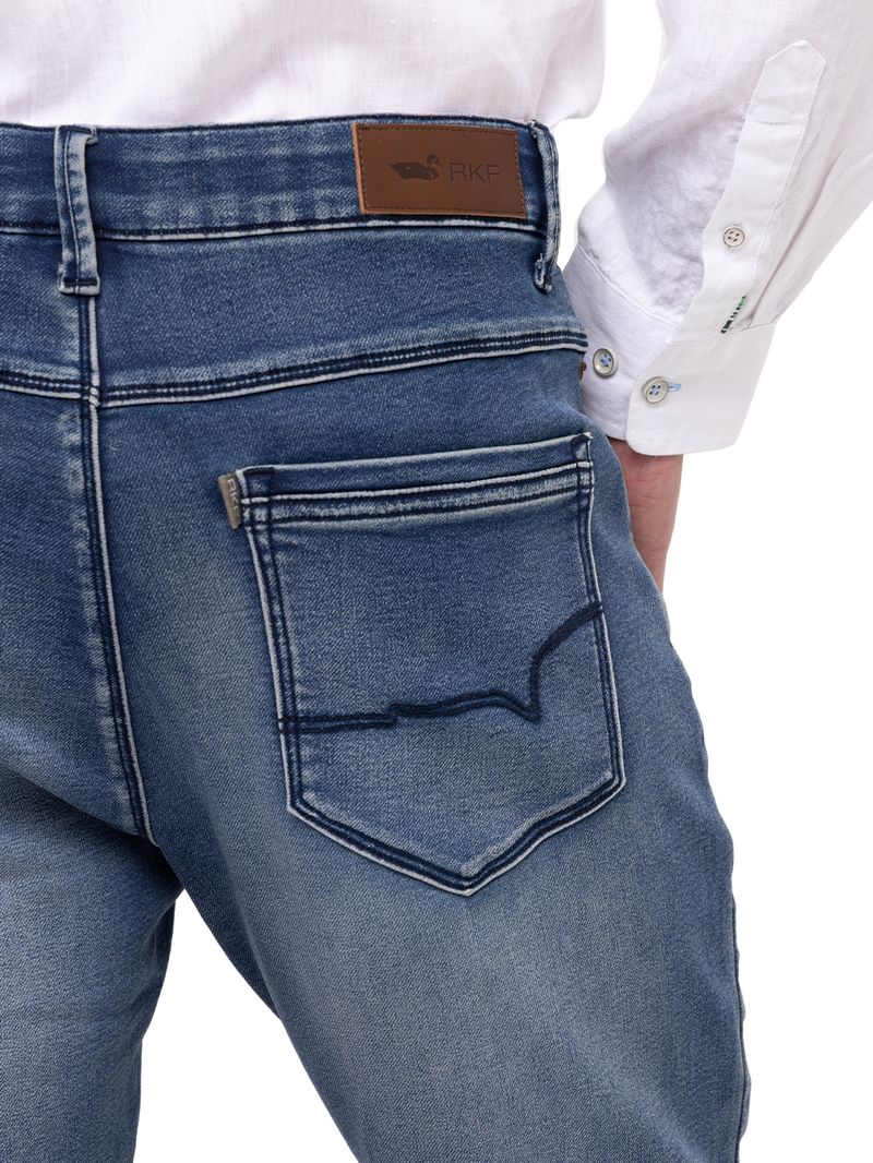 Jeans Natural Flex Hombre Bari Azul Rockford