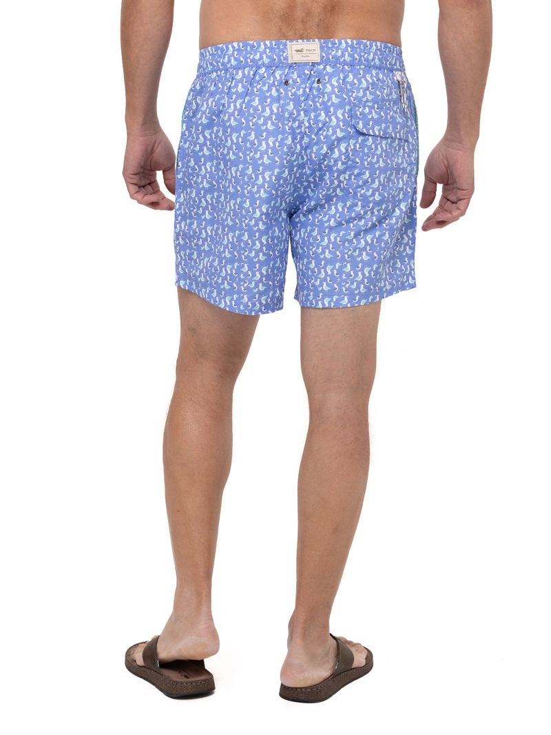 Traje De Baño Fibras Recicladas Hombre Izam Celeste Rockford