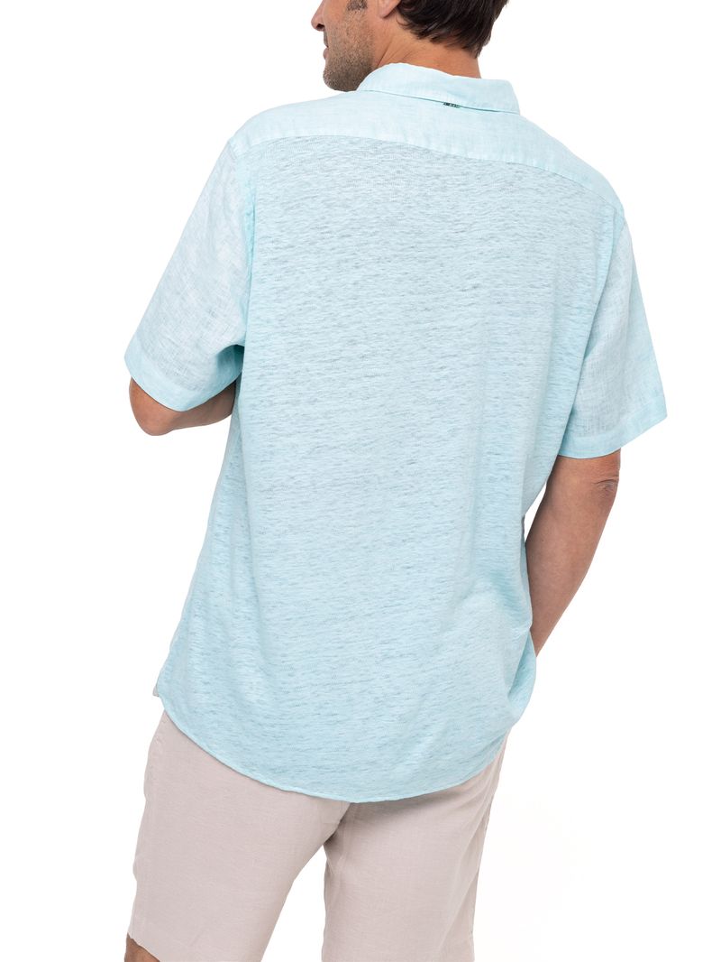 Camisa-Lino-Organico-Hombre-Linenjersey-Azul-Cielo-Rockford