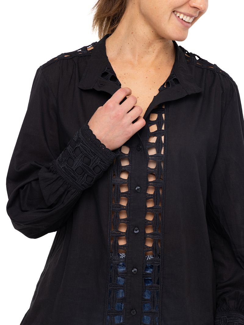 Blusa-Algodon-Organico-Mujer-Sahara-Negro-Rockford