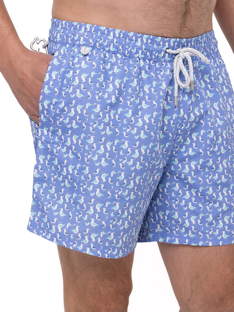 Traje De Baño Fibras Recicladas Hombre Izam Celeste Rockford