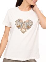 Polera Algodón Orgánico Mujer Dorset Crema Rockford