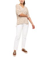 Polera Algodón Orgánico Mujer Caicos Beige Rockford
