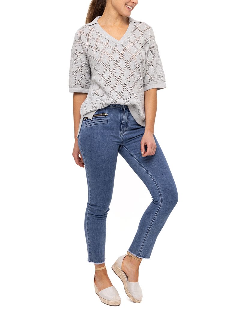 Polera-Algodon-Organico-Mujer-Caicos-Gris-Rockford