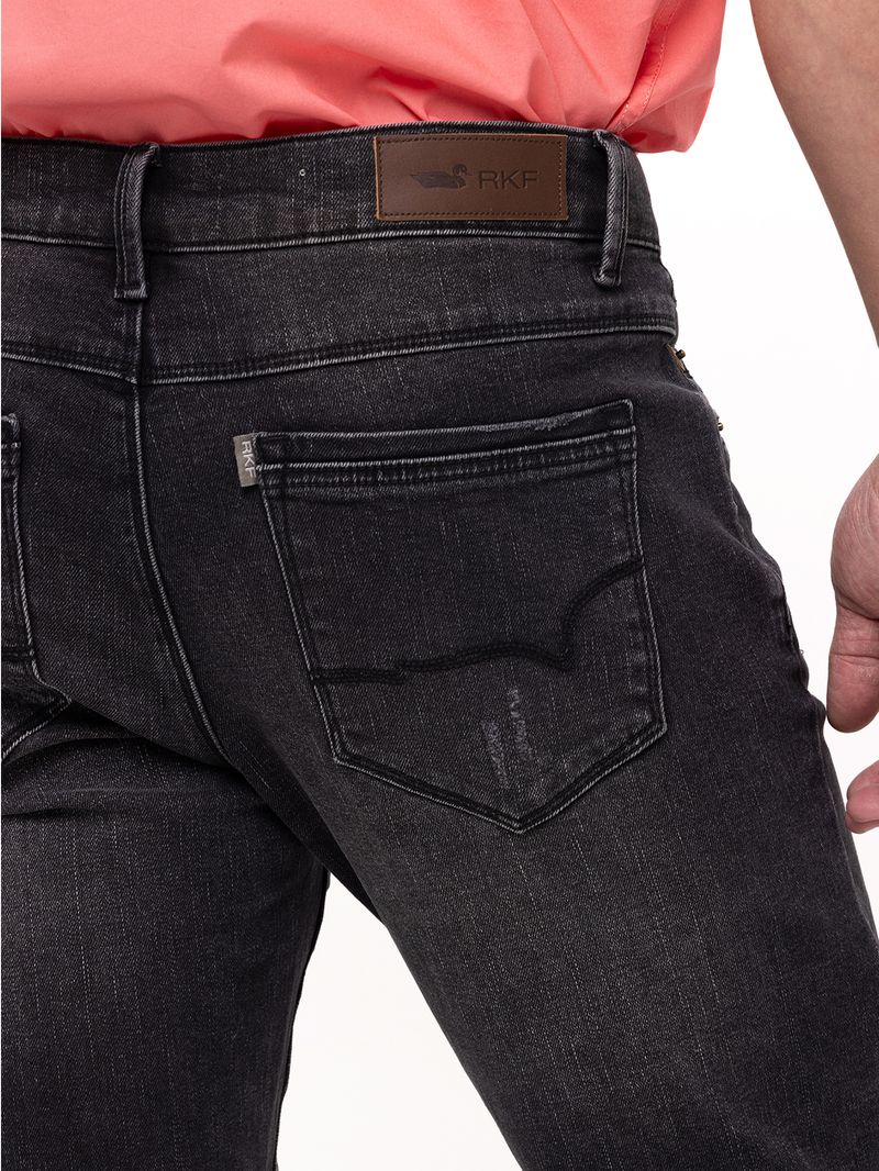 Jeans Natural Flex Hombre Bari Gris Oscuro Rockford