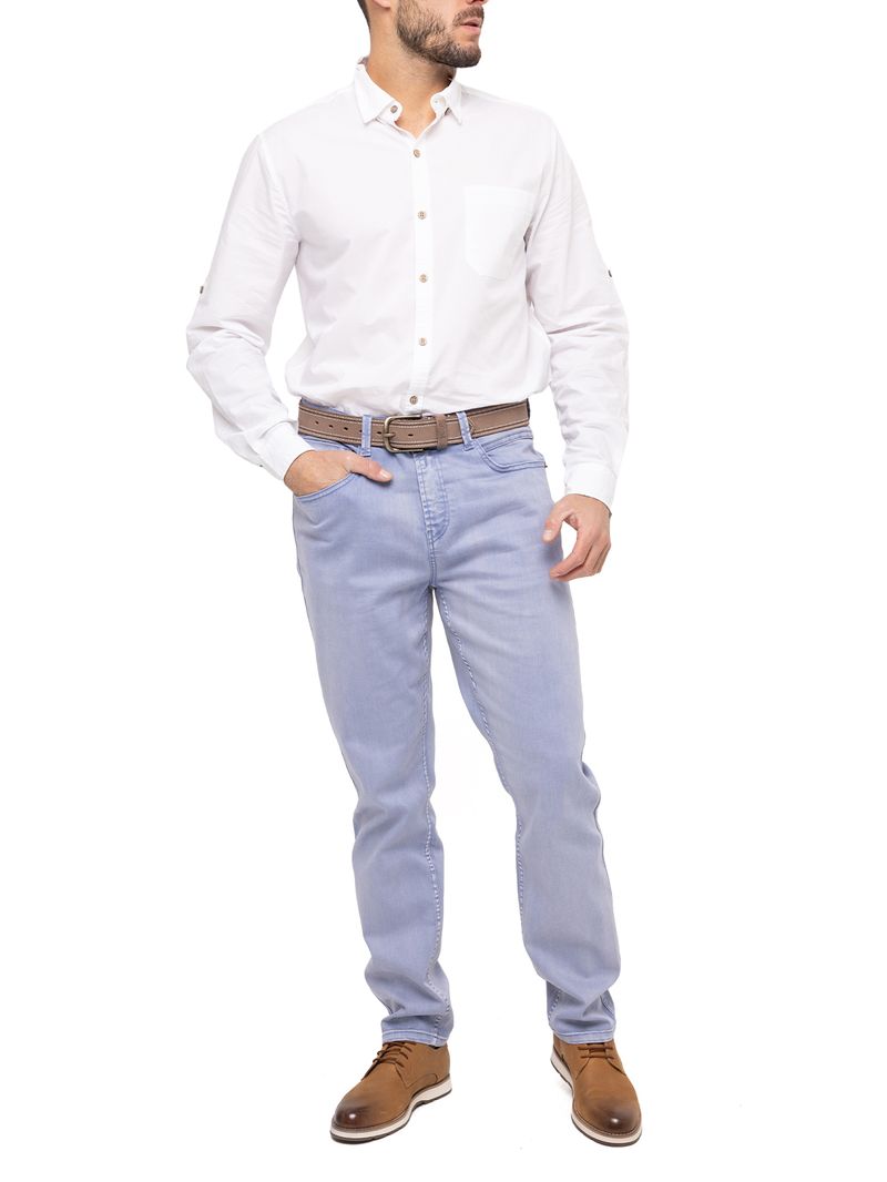 Jeans Natural Flex Hombre Baycolor Azul Rockford