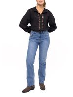 Jeans-Natural-Flex-Mujer-Oliviastripe-Azul-Rockford