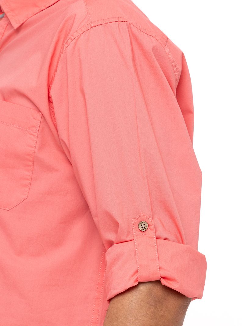 Camisa-Algodon-Organico-Hombre-Galiton-Coral-Rockford