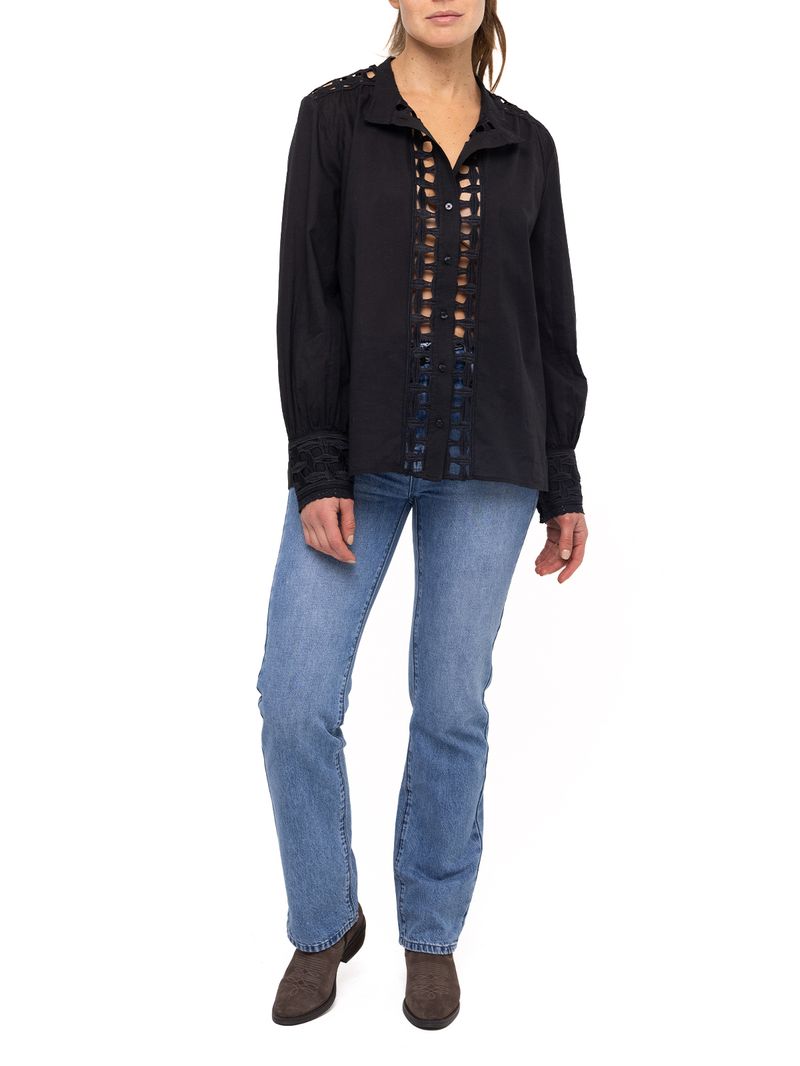 Blusa-Algodon-Organico-Mujer-Sahara-Negro-Rockford