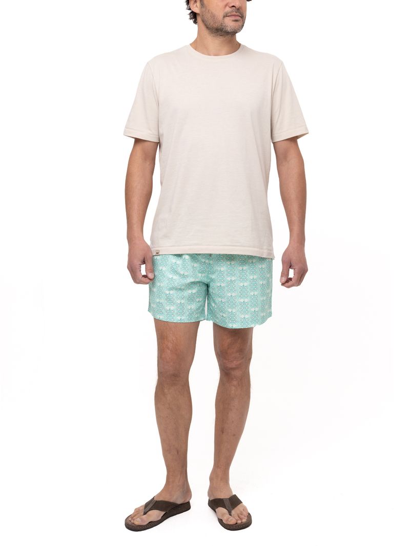 Traje De Baño Fibras Recicladas Hombre Izam Verde Claro Rockford