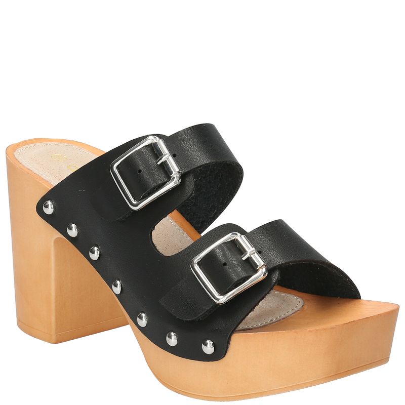 Sandalia Mujer Clarissa Negro Azaleia