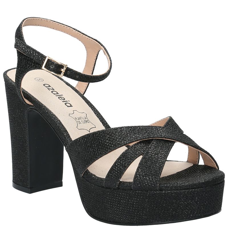 Sandalia Mujer Odelia Negro Azaleia