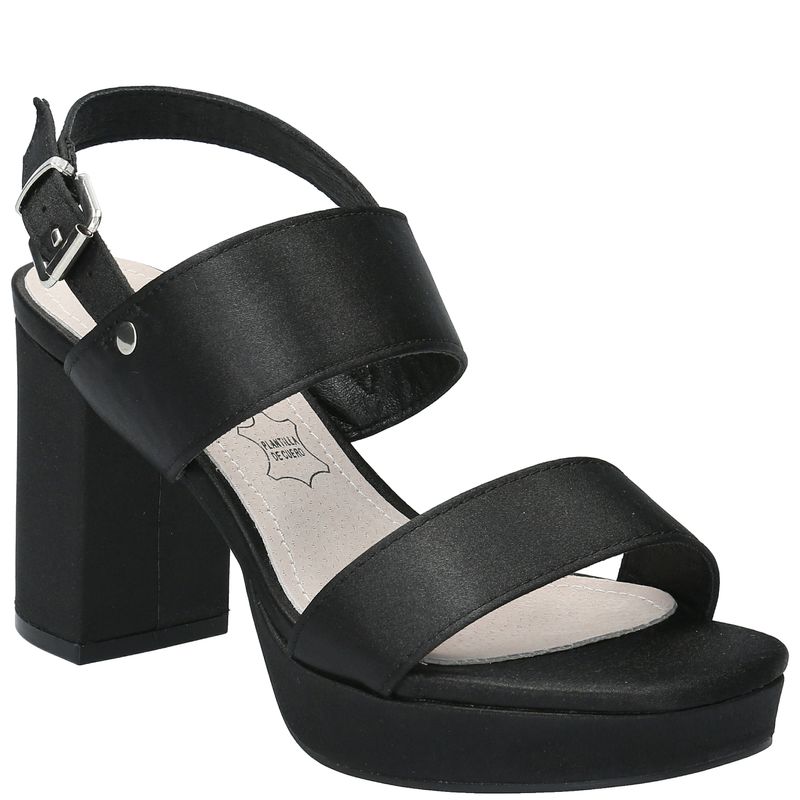 Sandalia Mujer Tobey Negro Azaleia