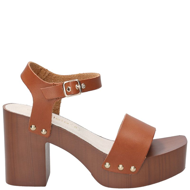 Sandalia Mujer Calisa Cognac Azaleia