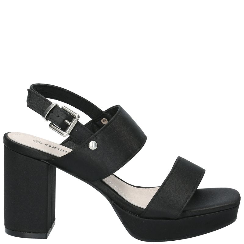 Sandalia Mujer Tobey Negro Azaleia