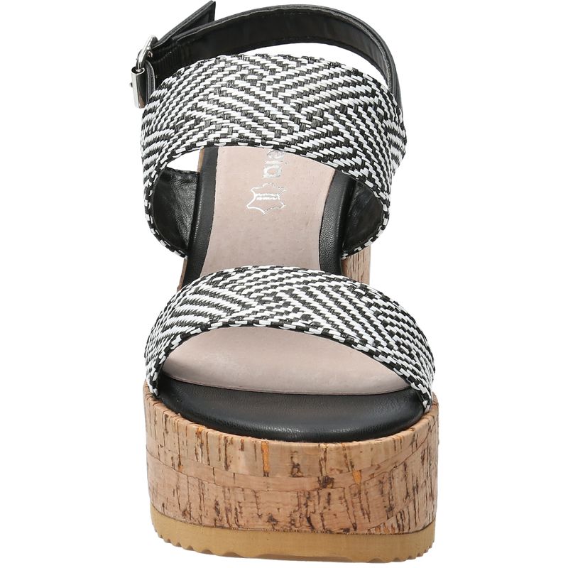 Sandalia Mujer Hatria Negro Azaleia