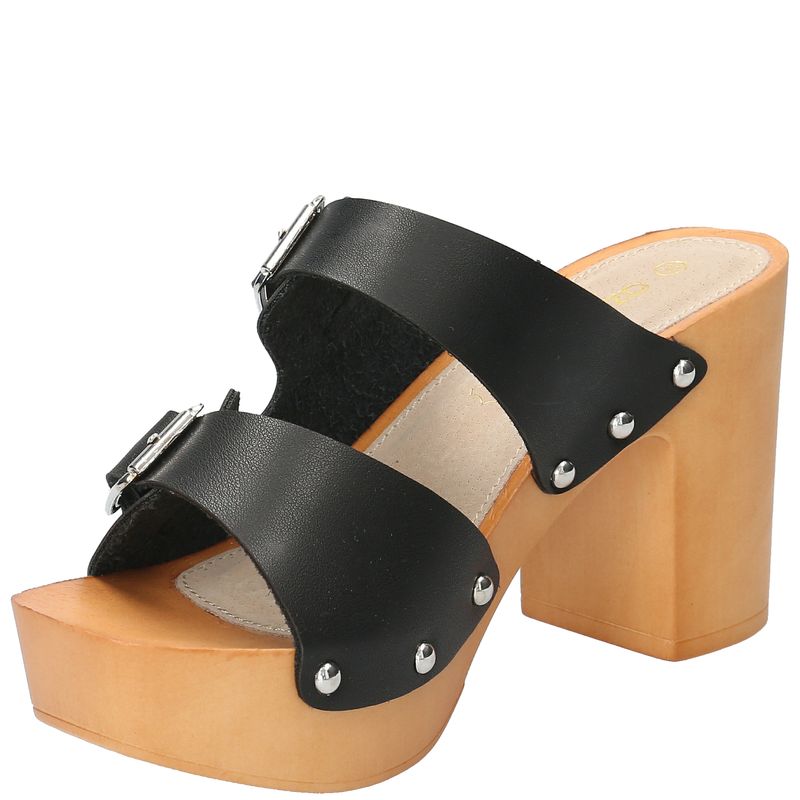 Sandalia Mujer Clarissa Negro Azaleia