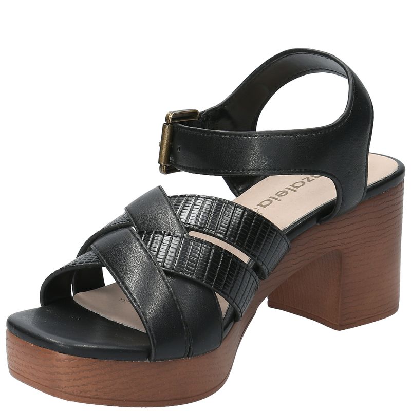 Sandalia Mujer Clara 1 Negro Azaleia