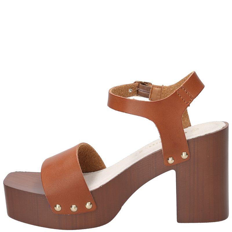 Sandalia Mujer Calisa Cognac Azaleia