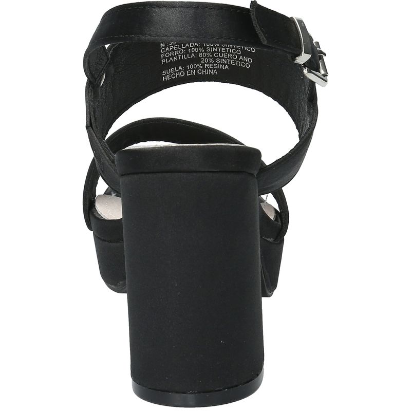 Sandalia Mujer Tobey Negro Azaleia