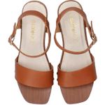Sandalia Mujer Calisa Cognac Azaleia