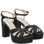 Sandalia Mujer Odelia Negro Azaleia